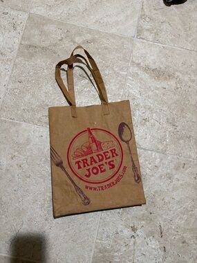 RARE Trader Joe’s washable paper tote bag
